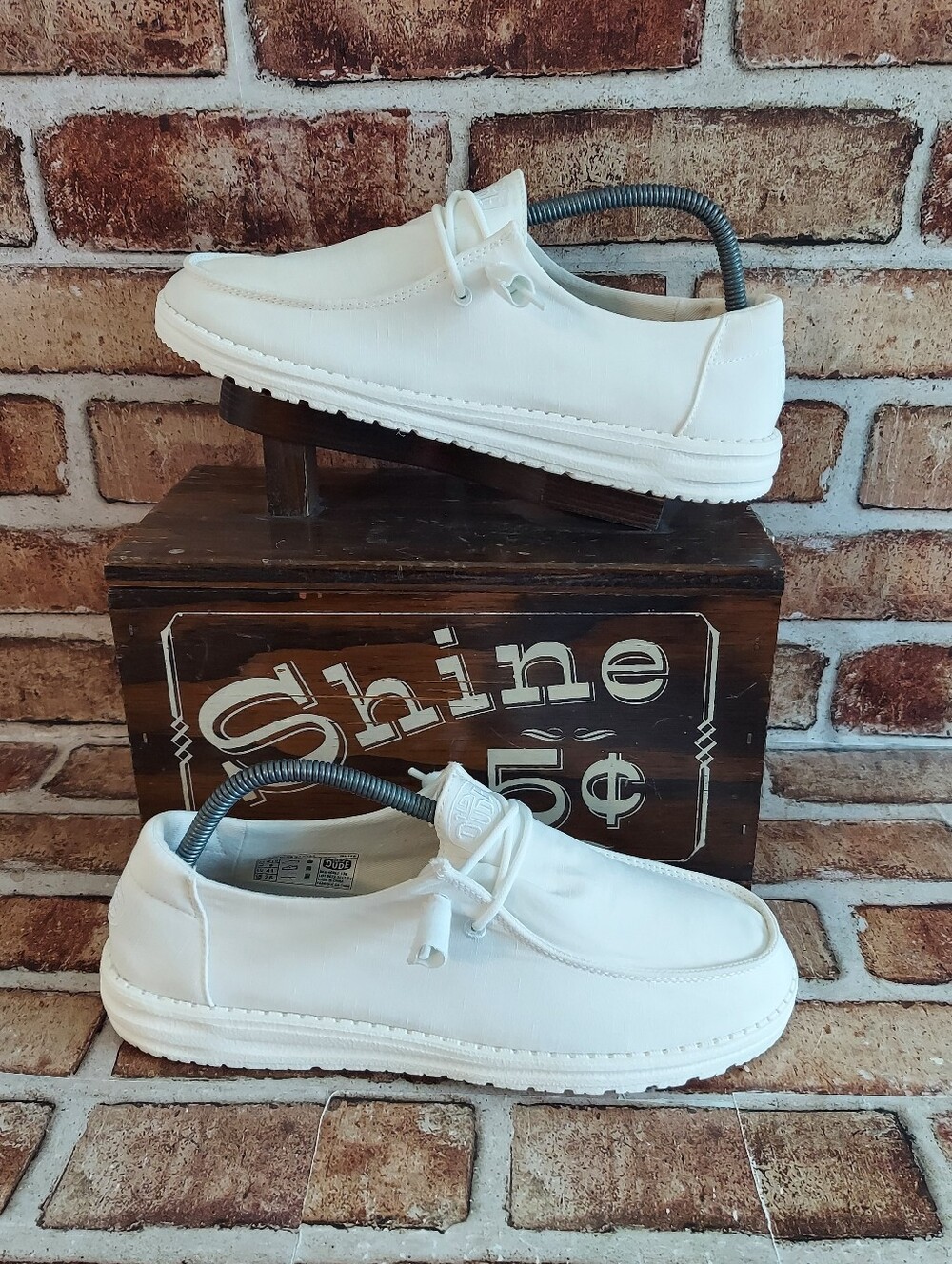 Pre-owned Hey Dude Wendy Slub Canvas